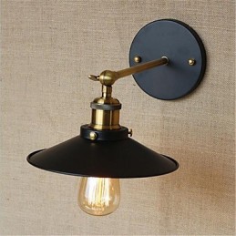 Applique murale rétro galvanisée style mini pour la protection des yeux