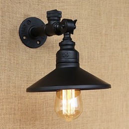 Peinture rétro rustique de style Lodge Country pour appliques murales à lumière ambiante de style mini