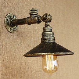 Peinture rétro rustique de style Lodge Country pour appliques murales à lumière ambiante de style mini