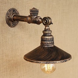 Peinture rétro rustique de style Lodge Country pour appliques murales à lumière ambiante de style mini