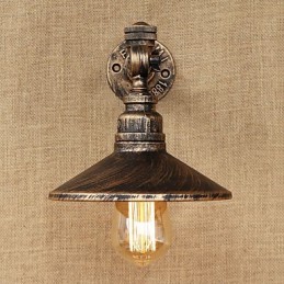 Peinture rétro rustique de style Lodge Country pour appliques murales à lumière ambiante de style mini