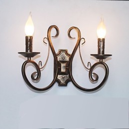 Nouvelle lampe murale rétro de style américain pour grenier, lampe de chambre à coucher, lampe murale, lampe à bougie