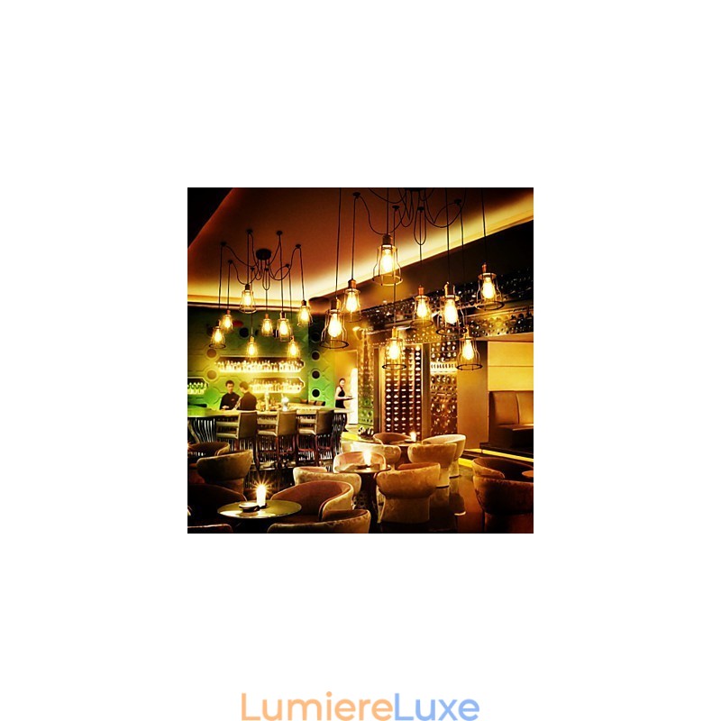 Lustre en métal peint par Country Designers