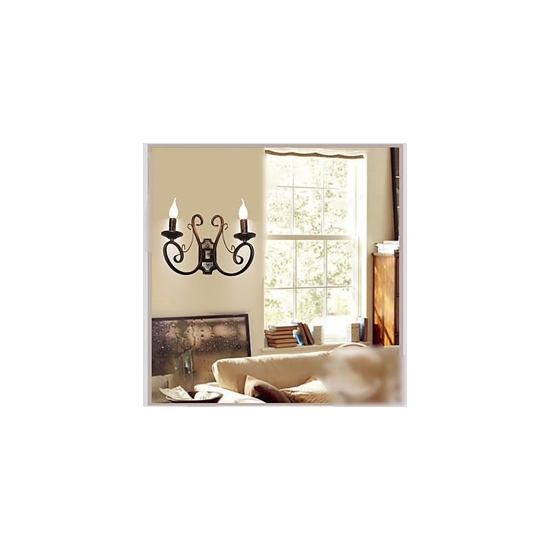 Nouvelle lampe murale rétro de style américain pour grenier, lampe de chambre à coucher, lampe murale, lampe à bougie