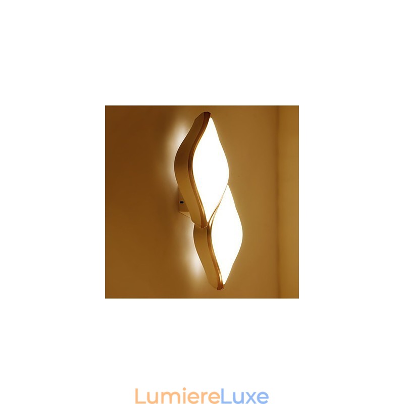 Peinture contemporaine moderne intégrée pour appliques murales à lumière ambiante