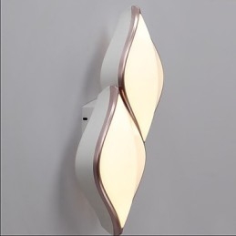 Peinture contemporaine moderne intégrée pour appliques murales à lumière ambiante