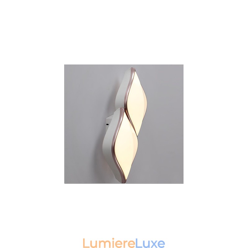 Peinture contemporaine moderne intégrée pour appliques murales à lumière ambiante