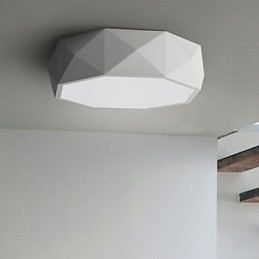 Plafonniers géométriques à lumière blanche, concis et modernes