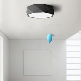 Plafonniers géométriques à lumière blanche, concis et modernes