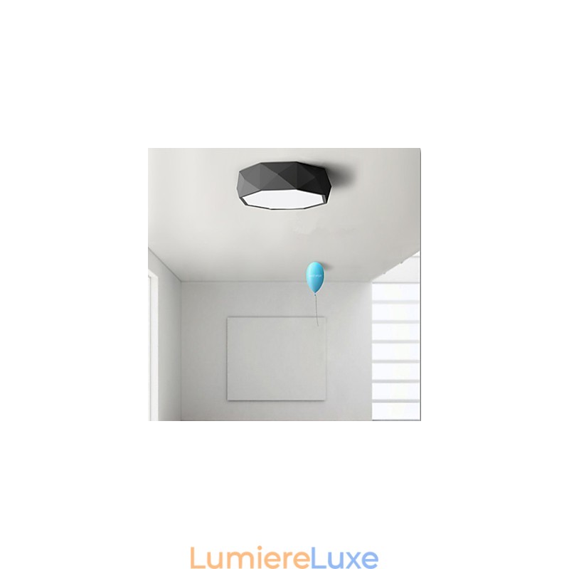 Plafonniers géométriques à lumière blanche, concis et modernes
