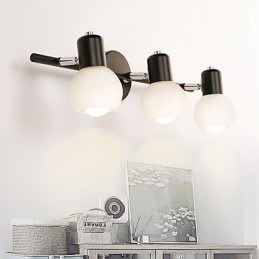 Applique murale rustique galvanisée pour salle de bain