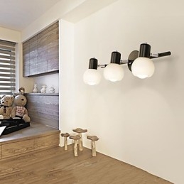 Applique murale rustique galvanisée pour salle de bain