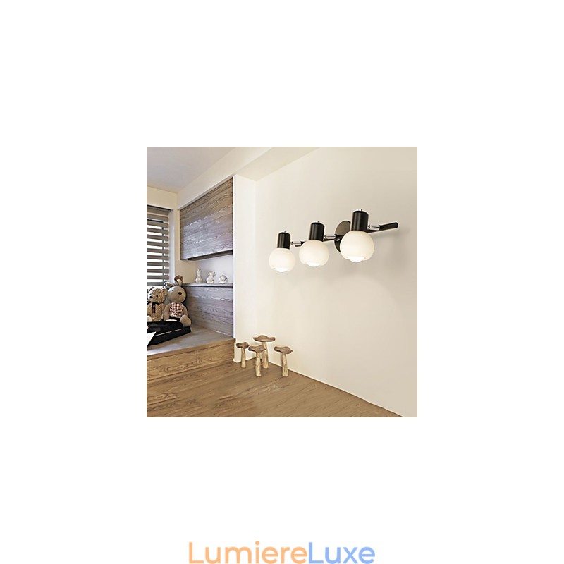 Applique murale rustique galvanisée pour salle de bain