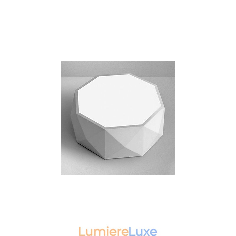 Plafonniers géométriques à lumière blanche, concis et modernes