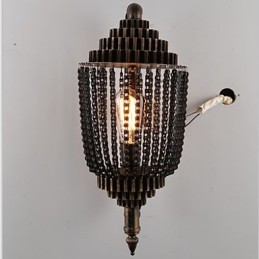 Lampe d'atelier éolienne industrielle vintage en fer