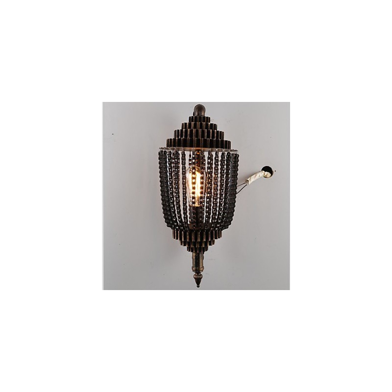 Lampe d'atelier éolienne industrielle vintage en fer