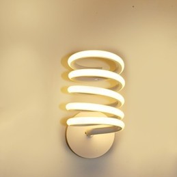 Applique murale en aluminium moderne minimaliste pour chambre à coucher, couloir, lampe de chevet, lampe créative