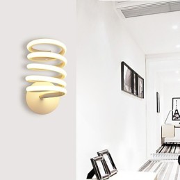 Applique murale en aluminium moderne minimaliste pour chambre à coucher, couloir, lampe de chevet, lampe créative