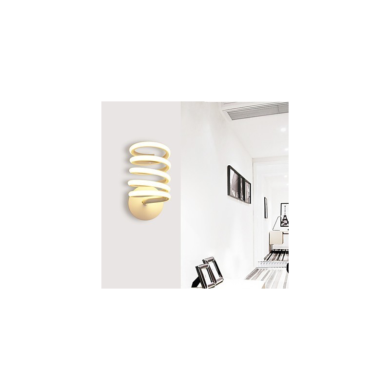 Applique murale en aluminium moderne minimaliste pour chambre à coucher, couloir, lampe de chevet, lampe créative