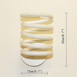 Applique murale en aluminium moderne minimaliste pour chambre à coucher, couloir, lampe de chevet, lampe créative