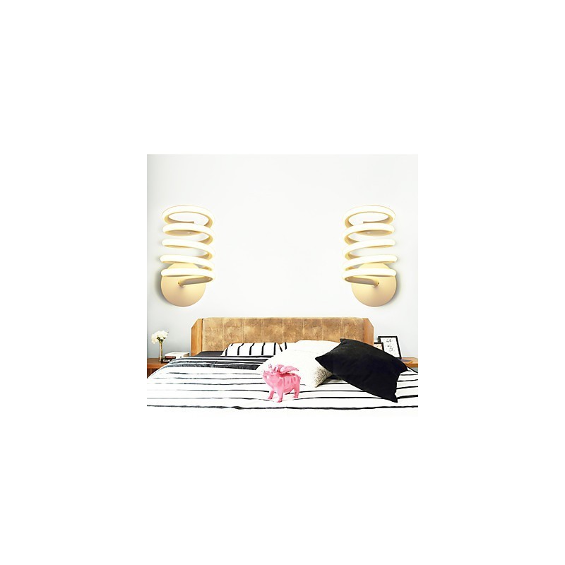 Applique murale en aluminium moderne minimaliste pour chambre à coucher, couloir, lampe de chevet, lampe créative