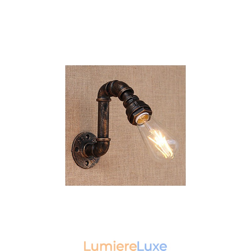 Applique murale à bras pivotant style mini avec éclairage d'ambiance