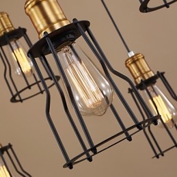 Lustre en métal peint par Country Designers