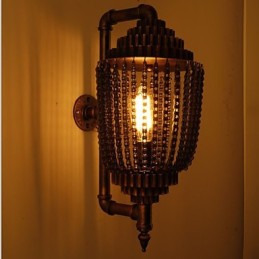 Lampe d'atelier éolienne industrielle vintage en fer