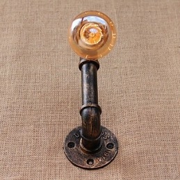 Applique murale à bras pivotant style mini avec éclairage d'ambiance