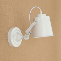 Applique murale en acier peint, style rétro, style américain, style sabre laser, style noir