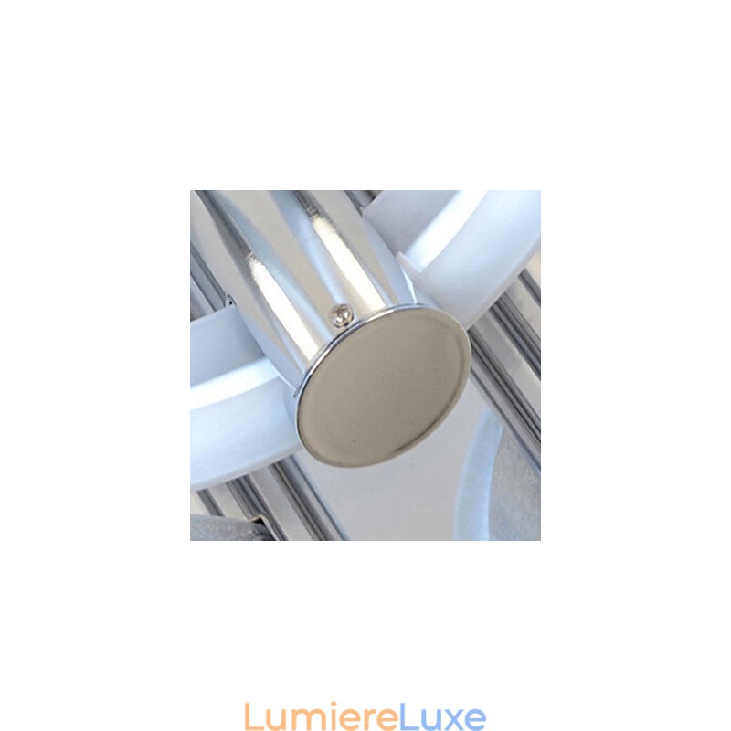 Lustre Moderne Argenté 3 Lumières