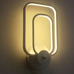 Applique murale en aluminium moderne et minimaliste pour balcon, escalier, lampe décorative, lampes de chevet