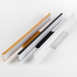 Lampe de salle de bain 32 W de haute qualité, en aluminium et acrylique, idéale pour le maquillage.