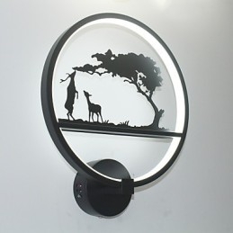 Applique murale en aluminium, design moderne et simple, luminaire décoratif d'intérieur, idéal pour un couloir, une table de chevet ou un commerce.