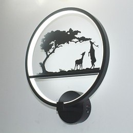 Applique murale en aluminium, design moderne et simple, luminaire décoratif d'intérieur, idéal pour un couloir, une table de chevet ou un commerce.