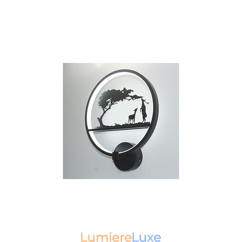 Applique murale en aluminium, design moderne et simple, luminaire décoratif d'intérieur, idéal pour un couloir, une table de chevet ou un commerce.