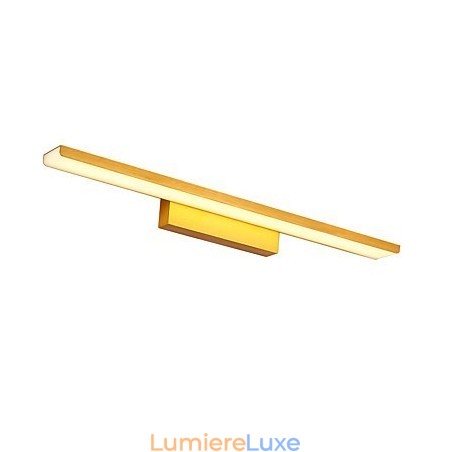 Lampe miroir pour salle de bain, éclairage mural en aluminium et acrylique, éclairage de maquillage Lampe miroir pour salle de bain, éclairage mural en aluminium et acrylique, éclairage de maquillage
