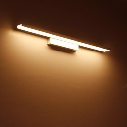 Lampe miroir pour salle de bain, éclairage mural en aluminium et acrylique, éclairage de maquillage