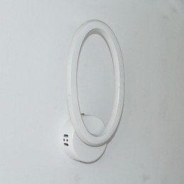 Applique murale d'intérieur moderne et originale en aluminium, idéale pour un couloir, un escalier ou un porche