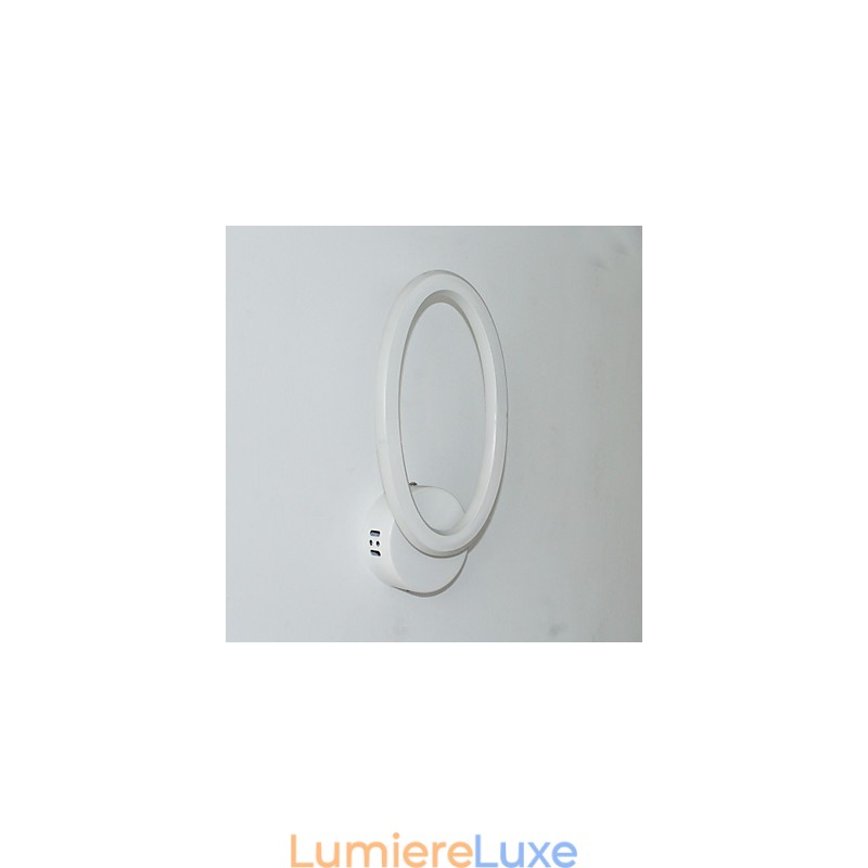 Applique murale d'intérieur moderne et originale en aluminium, idéale pour un couloir, un escalier ou un porche