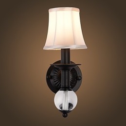Applique murale rustique simple et vintage avec lumière ambiante