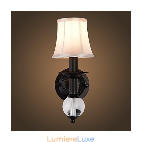 Applique murale rustique simple et vintage avec lumière ambiante Applique murale rustique simple et vintage avec lumière ambiante