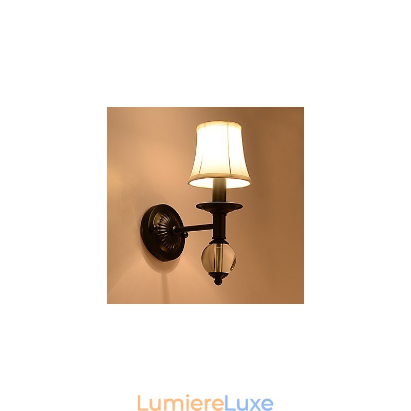 Applique murale rustique simple et vintage avec lumière ambiante