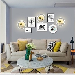 Applique murale de salon minimaliste moderne et créative, lampe murale décorative minimaliste, lampe de chevet de chambre à coucher