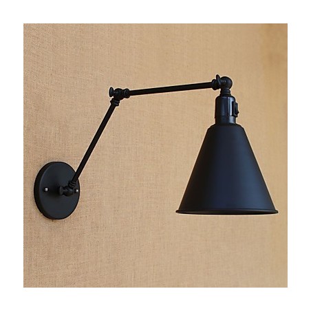 Applique murale rétro de style mini avec bras pivotant et protection des yeux Applique murale rétro de style mini avec bras pivotant et protection des yeux