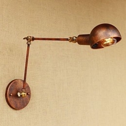 Peinture de campagne vintage pour mini-bras pivotant, protection des yeux, lumière ambiante, bras pivotant, éclairage mural
