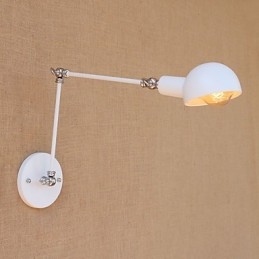 Peinture de campagne vintage pour mini-bras pivotant, protection des yeux, lumière ambiante, bras pivotant, éclairage mural