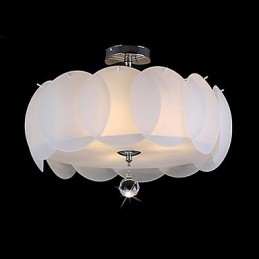 Lustre en verre à 3 lumières, famille de luminaires suspendus modernes