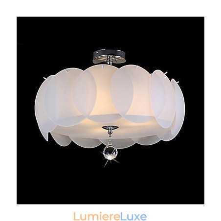 Lustre en verre à 3 lumières, famille de luminaires suspendus modernes Lustre en verre à 3 lumières, famille de luminaires suspendus modernes
