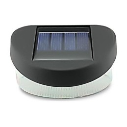 Lampe solaire blanche pour chemin, mur, paysage, clôture de jardin